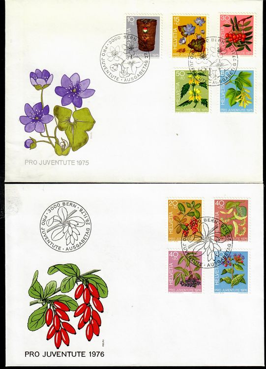 Pro Juventute, Konvolut von 20 FDC, ab 1965 bis 2006 6
