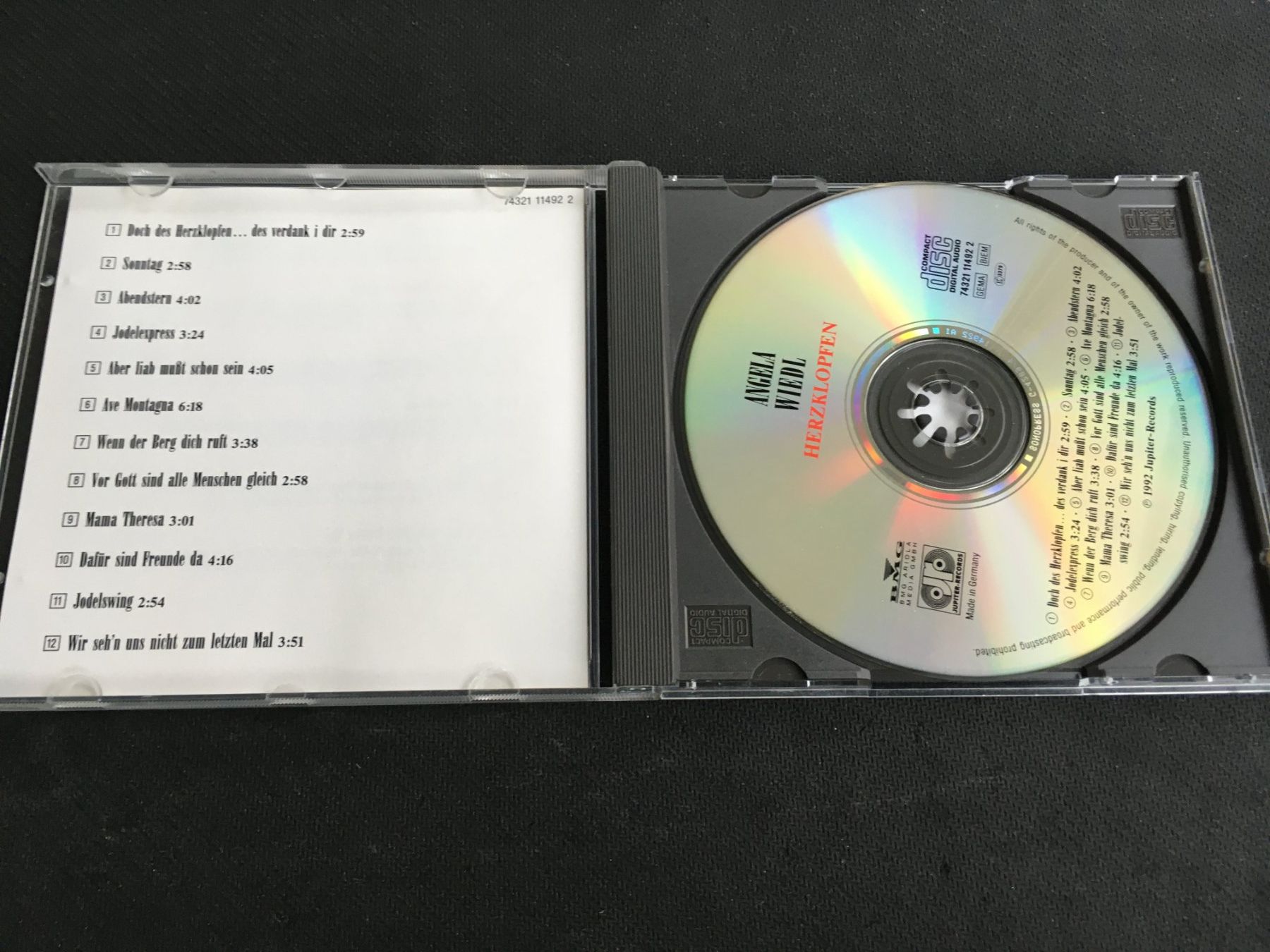CD: Angela Wiedl - Herzklopfen -CD- – Usato da St.Gallen venduto da MedienJoe 1