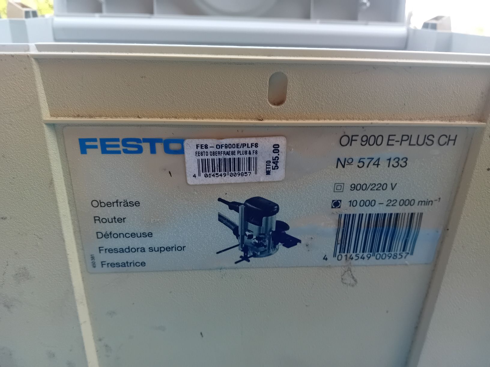 Festool Tous les outils: Festo Oberfräse – D'occasion à Horgen par von_g7nl 2
