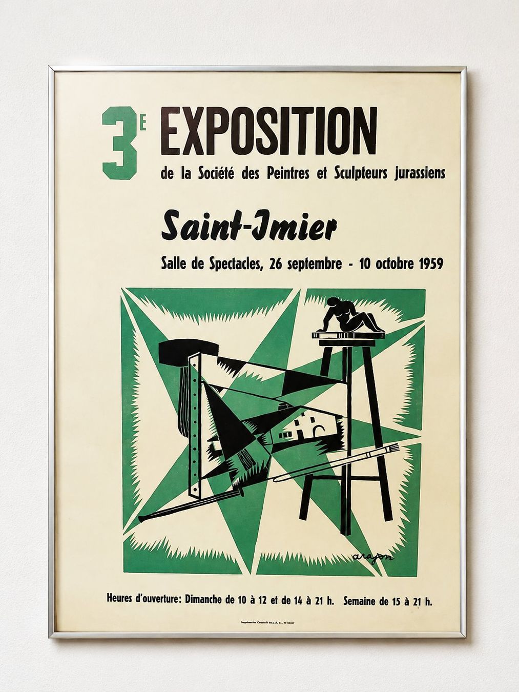Foto & Immagini: Affiche suisse vintage 50's – Usato da Montreux venduto da LeVintage33