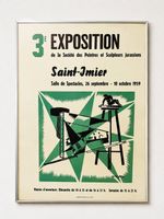 Affiche suisse vintage 50's