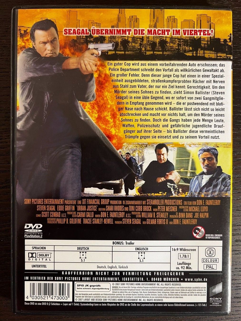 Tutti i DVDs: Urban Justice - Blinde Rache – Usato da Zürich venduto da FilmFreunde 1
