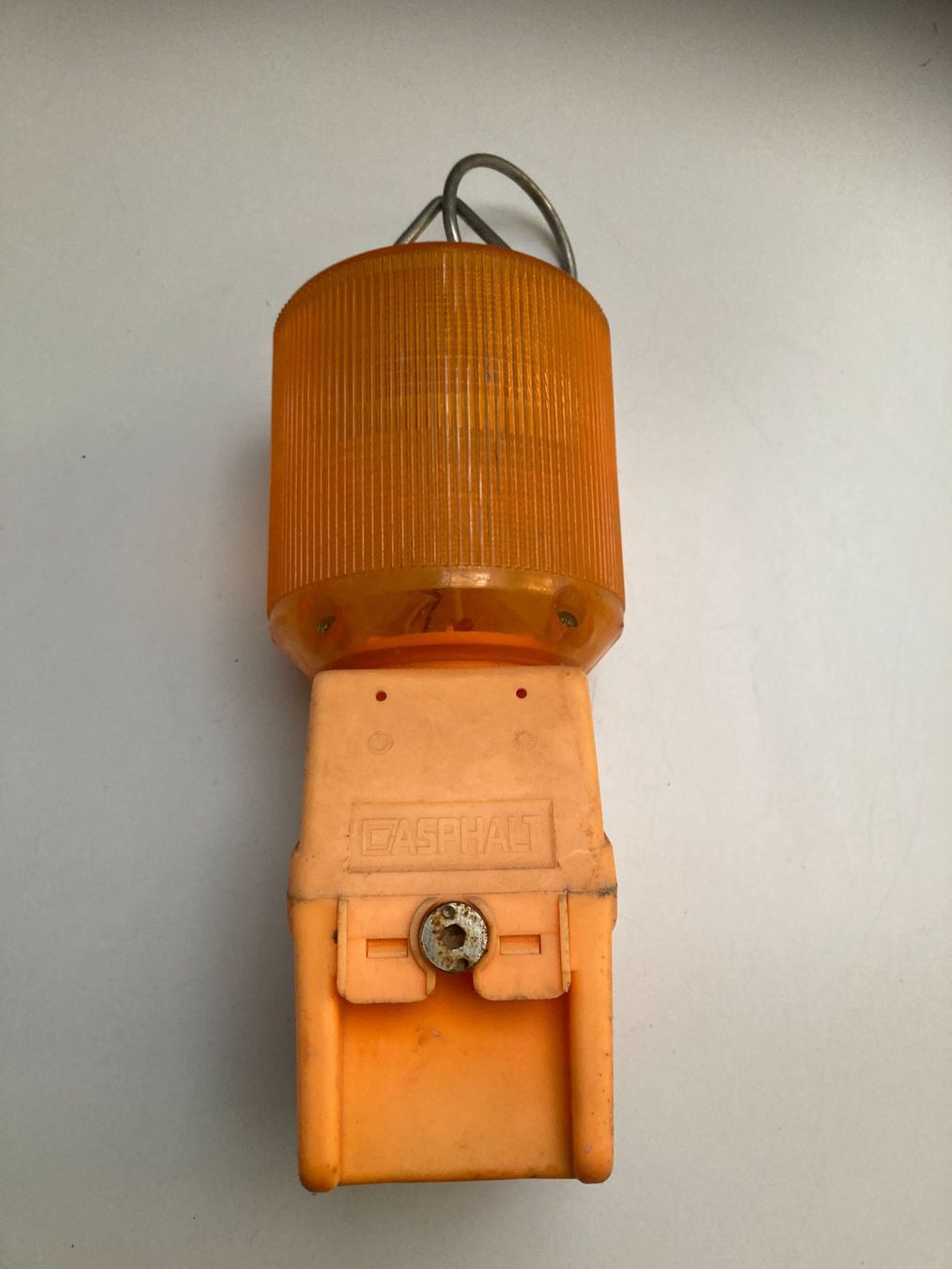 Lampen: Warnleuchte Baustellenlampe ASPHALT orange Batterie – Gebraucht aus Cham von WB2223 2
