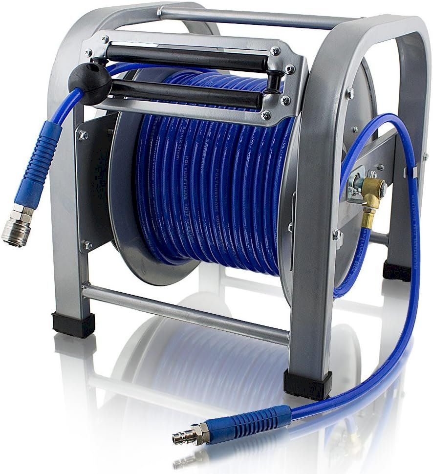 Apparecchi ad aria compressa: BITUXX 30m Druckluft Schlauchtrommel – Nuovo e nell'imballaggio originale da Bottighofen venduto da zaap