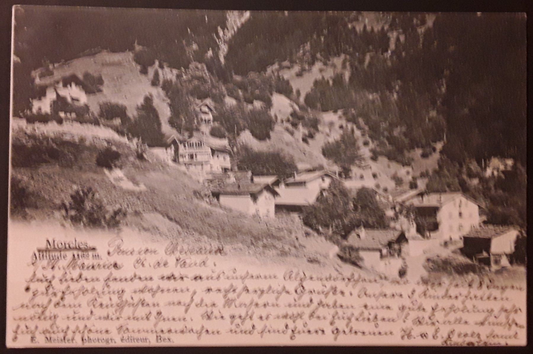 Cartes postales: 1901-1905: Morcles 2 cartes – D'occasion à Walperswil par Tcheidi 1