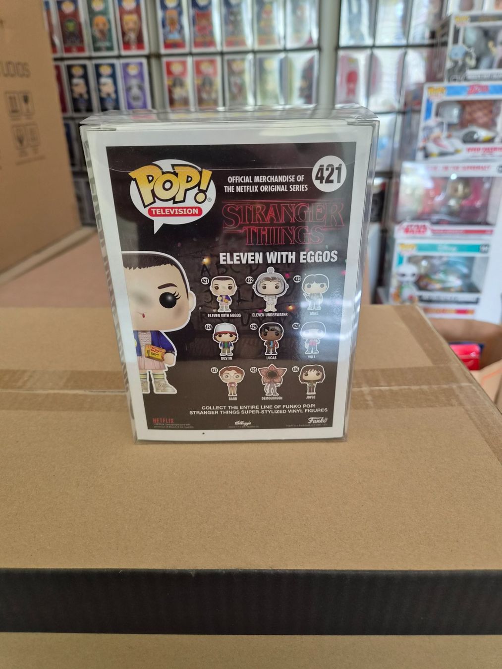 Funko Statuette: Funko Pop Eleven #421 Stranger Things Chase – Nuovo e nell'imballaggio originale da Sisseln AG venduto da schenk-figuren 2