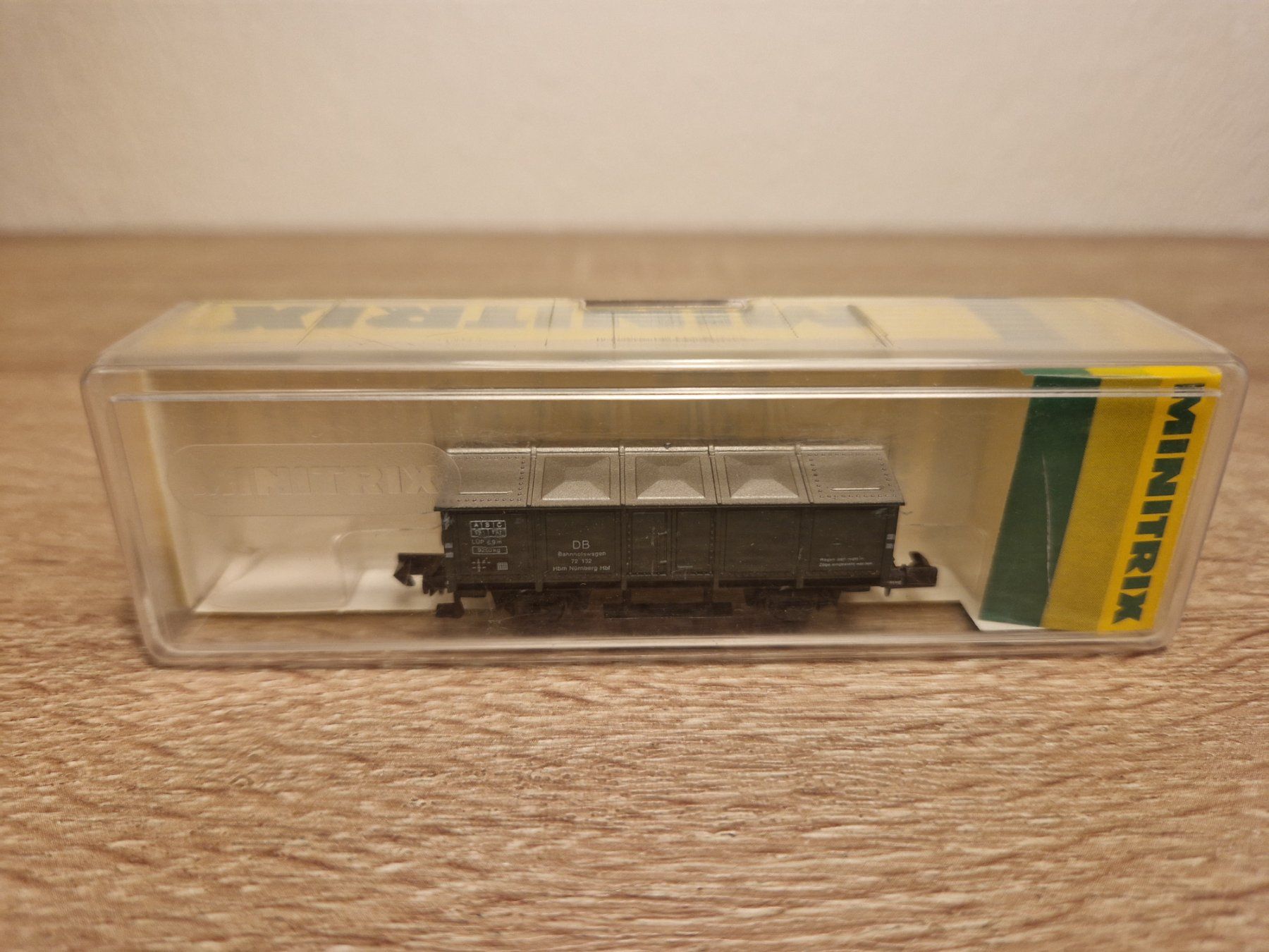 Trix Modellini di ferrovie: Minitrix N 3525 Güterwagen DB – Usato da St-Aubin-Sauges venduto da tantome 3