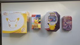 Pokémon 30th celebration Set - TTB,BB,TinQ,Tin