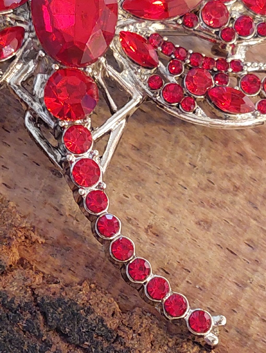 Broschen & Nadeln: Tolle Brosche Libelle rot mit Strass – Neu (gemäss Beschreibung) aus Oberwil BL von Hunajakakku 5