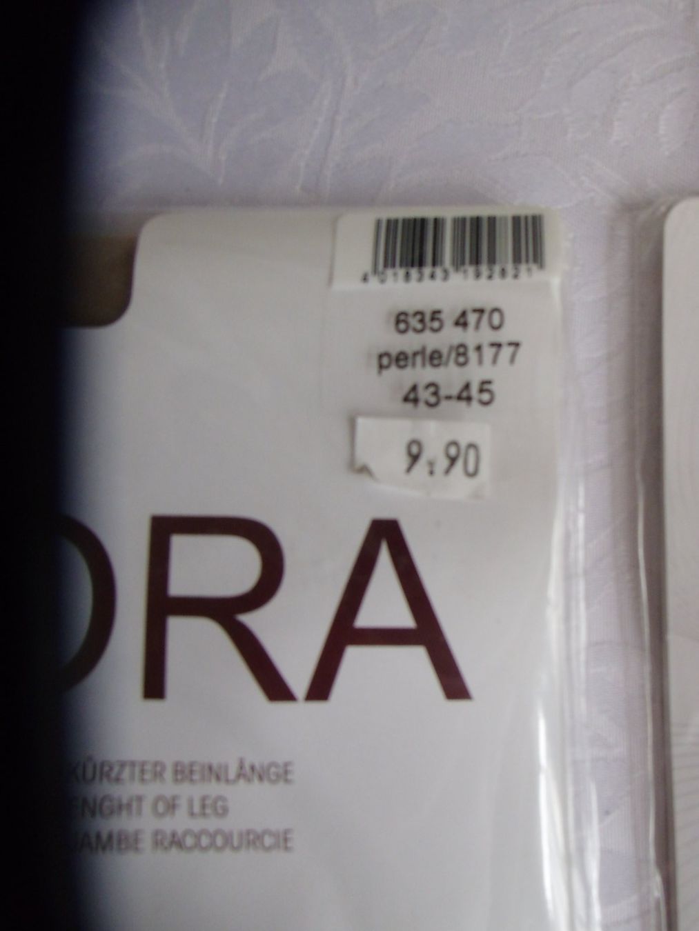 Strümpfe & Strumpfhosen: Strumpfhose 2 Stück **NEU** Gr. 43-45 Farbe: Perle – Neu und originalverpackt aus Walenstadt von Pluisa 1