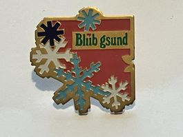 1 Pin Bliib gsund