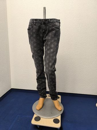Skinny Hose von Fishbone mit Sternen  - Gothic, Punk, Emo