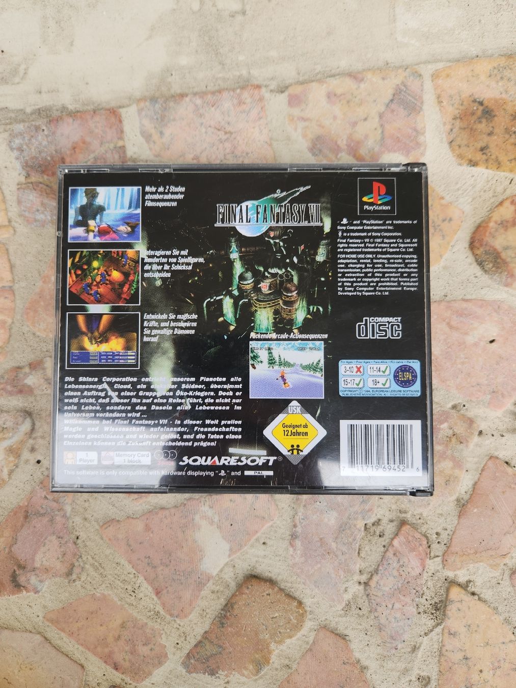 Sony Giochi: Final Fantasy VII PS1 PAL – Usato da Tafers venduto da whereyogamesat 1