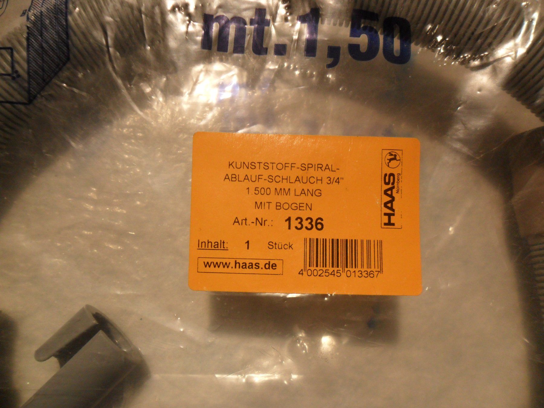 Tuyaux & tubes: Abwasserschlauch 1.5 m – Neuf avec emballage d'origine à Aesch BL par isc_85jd 1