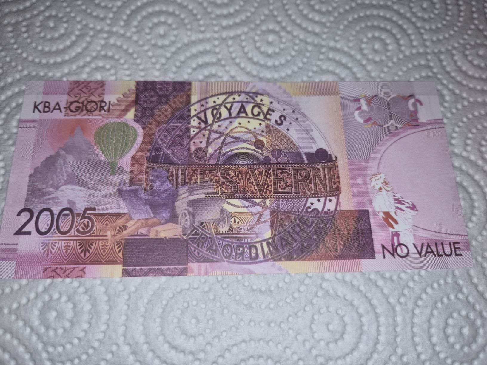 Banconote: Billet commémoratif Jules Verne – Nuovo (secondo la descrizione) da Senèdes venduto da hen_fw8b