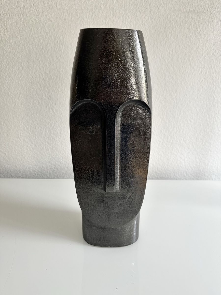 Vasen & Gefässe: Deko-Vase / Skulptur in Metalloptik – Neu (gemäss Beschreibung) aus Bern von Fraeuleinhonig 1