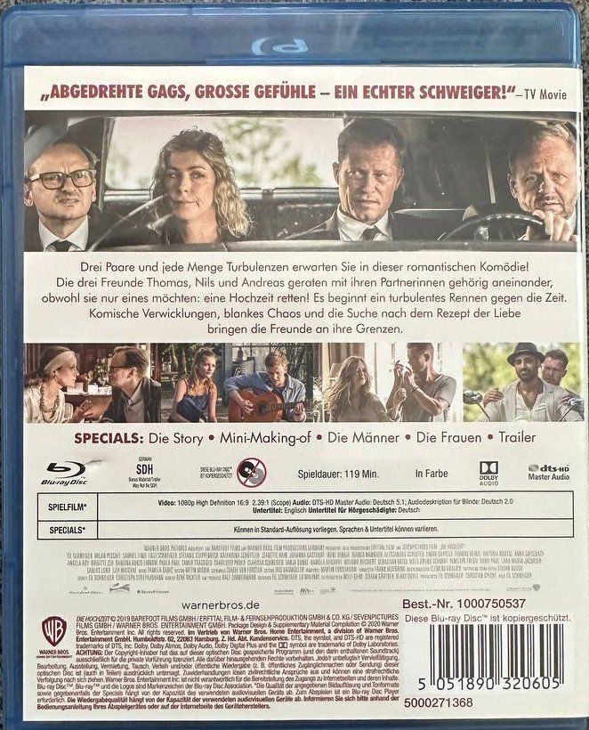 Tutti i DVDs: "Die Hochzeit" Til Schweiger Komödie – Usato da Beringen venduto da Mantafisch1 1
