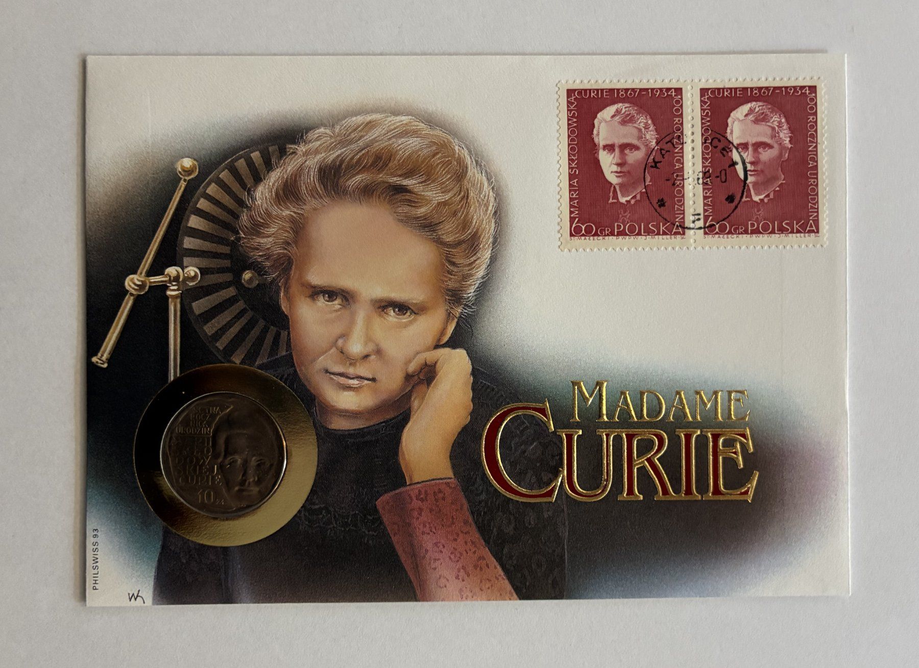 Tutti le monete: Münzbrief "Madame Curie" 1967 – Usato da Hätzingen venduto da bar_g6zj