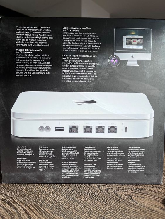 Airport Time Capsule Tb N Wi Fi Hard Drive Apple Kaufen Auf Ricardo