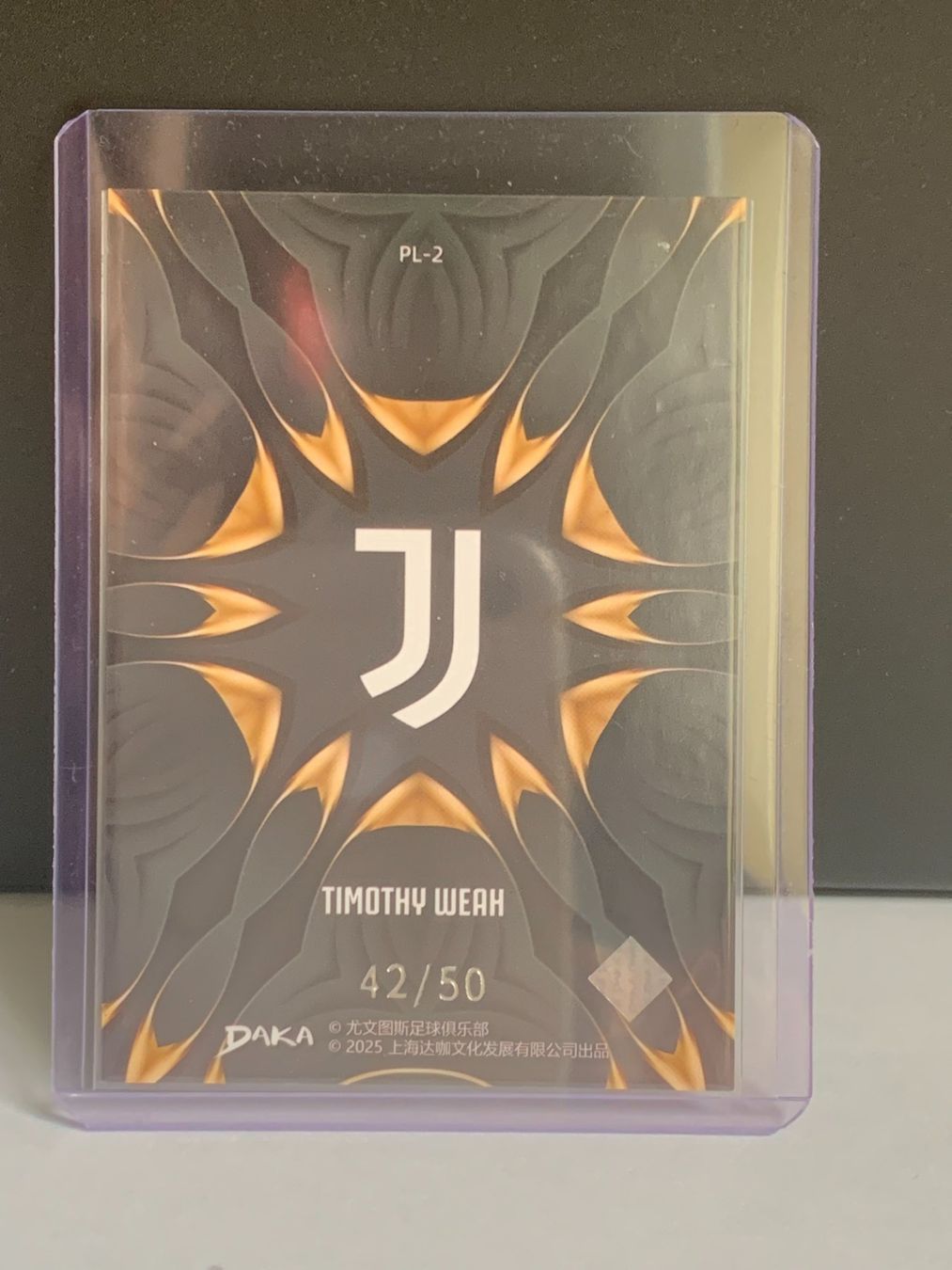 Juventus Carte collezionabili: Daka Juventus Timothy Weah 42/50 – Nuovo (secondo la descrizione) da Flawil venduto da Juventino93 1