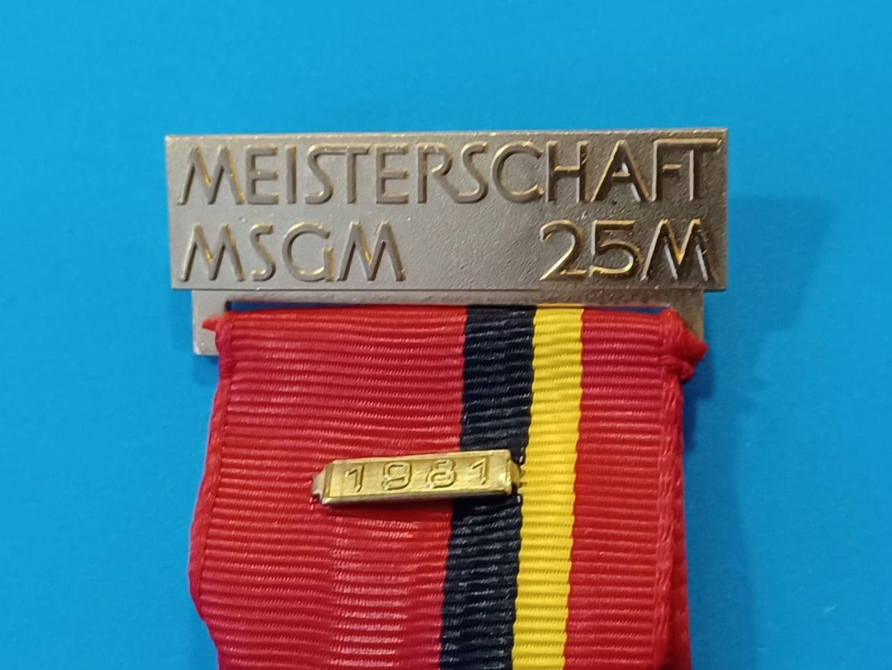 Medaglie: Meisterschaft 25 m  MSGM 1981  (S277) – Usato da Schwanden GL venduto da Suvorov 1