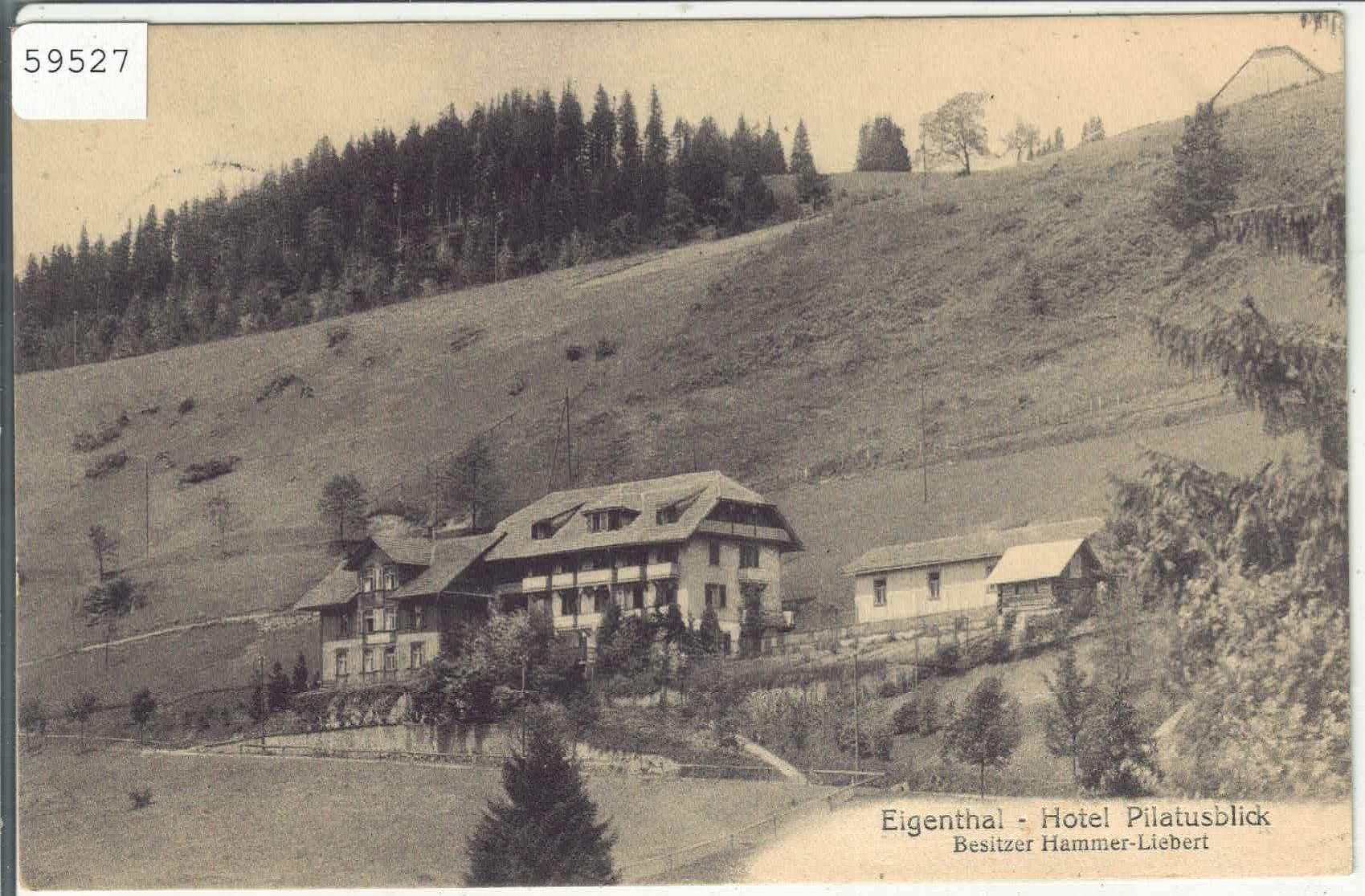 Cartoline postali: Eigenthal - Hotel Pilatusblick – Usato da Ettingen venduto da Kartenplanet
