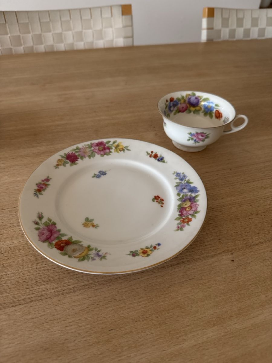 Geschirrsets: Kaffeetasse und Frühstückteller Kronach Bavaria Else – Gebraucht aus Zürich von Sigeli03