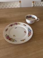 Kaffeetasse und Frühstückteller Kronach Bavaria Else
