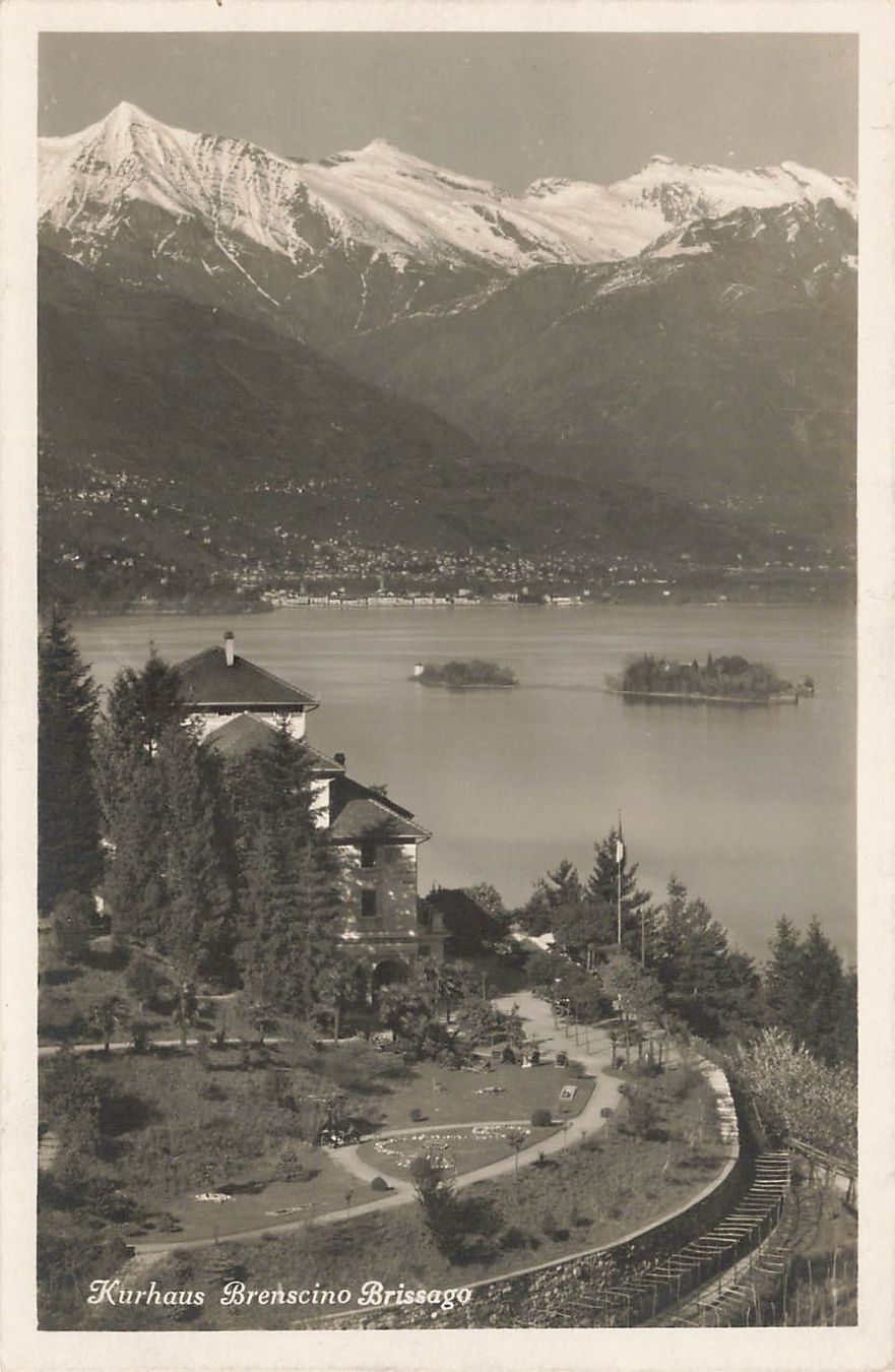 Cartoline postali: Kurhaus Brenscino Brissago – Usato da Biasca venduto da Blenio71