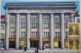 Postkarte Küchlin Theater Basel, gestempelt Basel 26.1.1917