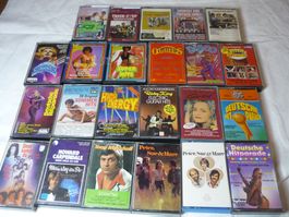 23x MC Kassetten Disco Hitparade Schlager - Sammlung