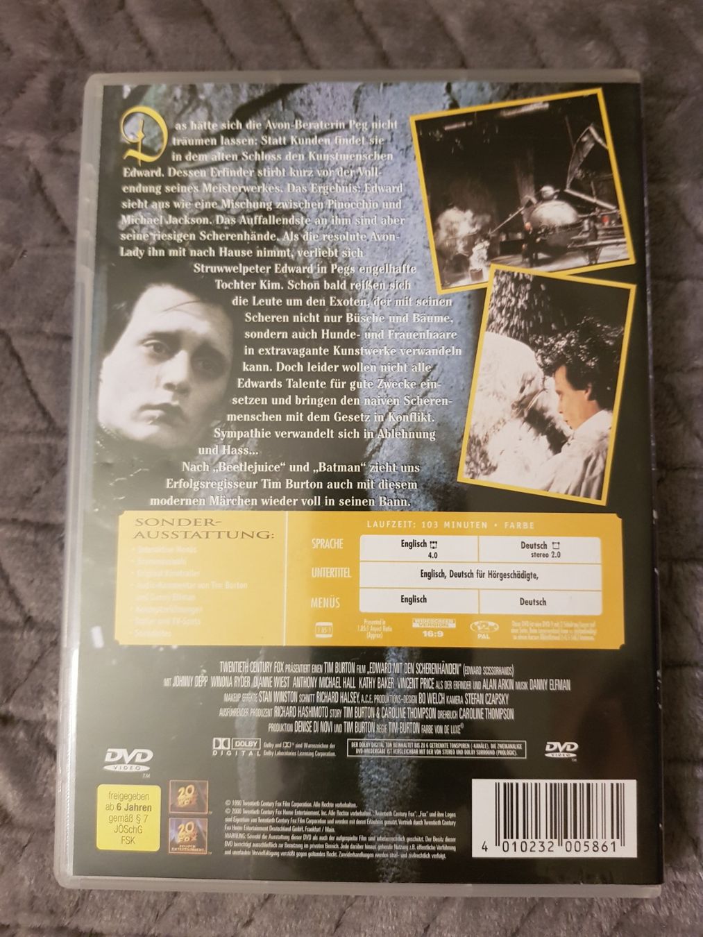 Tous les DVDs: Edward mit den Scherenhänden – D'occasion à Münchenstein par 2DGames 1
