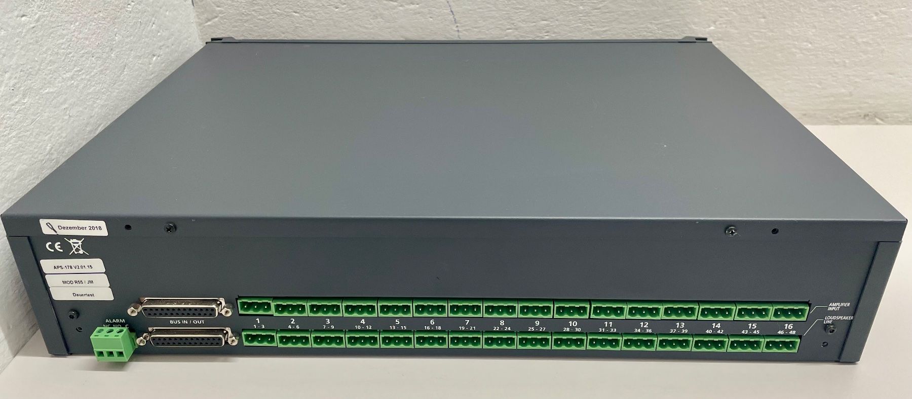 Equalizzatori: APS Audio Prozessor 178-16-EV – Usato da Niederdorf venduto da LeptonAG 2