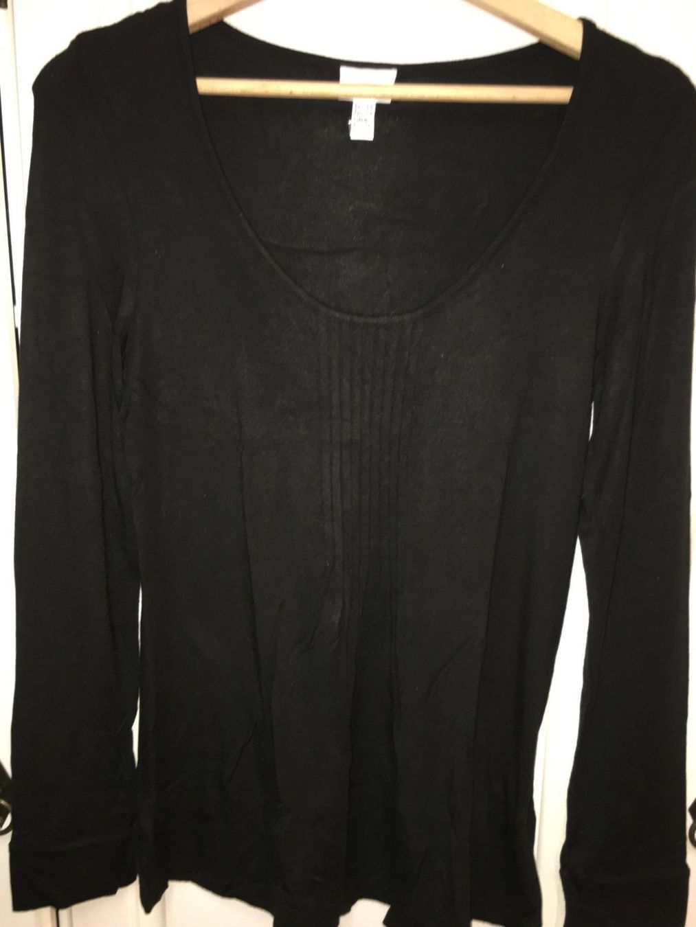 Pullover & Sweatshirts: ALBA MODA Langarmshirt, Gr. 34, schwarz – Gebraucht aus Arni AG von Mimo007