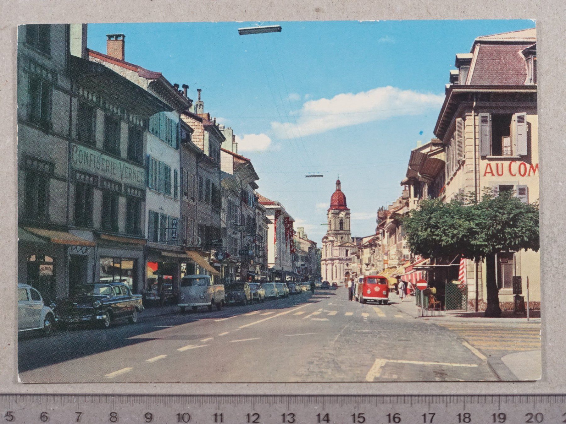 Cartoline postali: Morges, 1977 – Usato da Lenzburg venduto da fh1