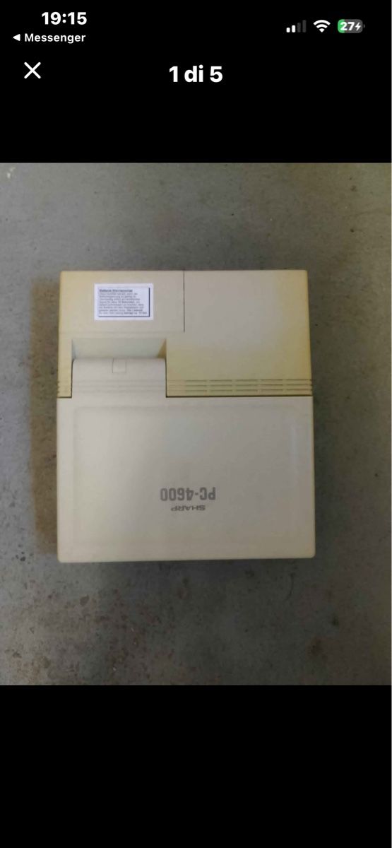Notebook: Computer Sharp PC-4600 portatile vintage usato – Usato da Chiasso venduto da fairy81 3