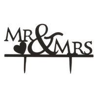 NEUER Torten-Topper MR & MRS - 200854