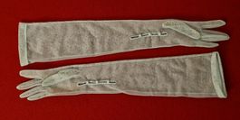 Vintage! Abend- /Opernhandschuhe - Opera Gloves NO Replika