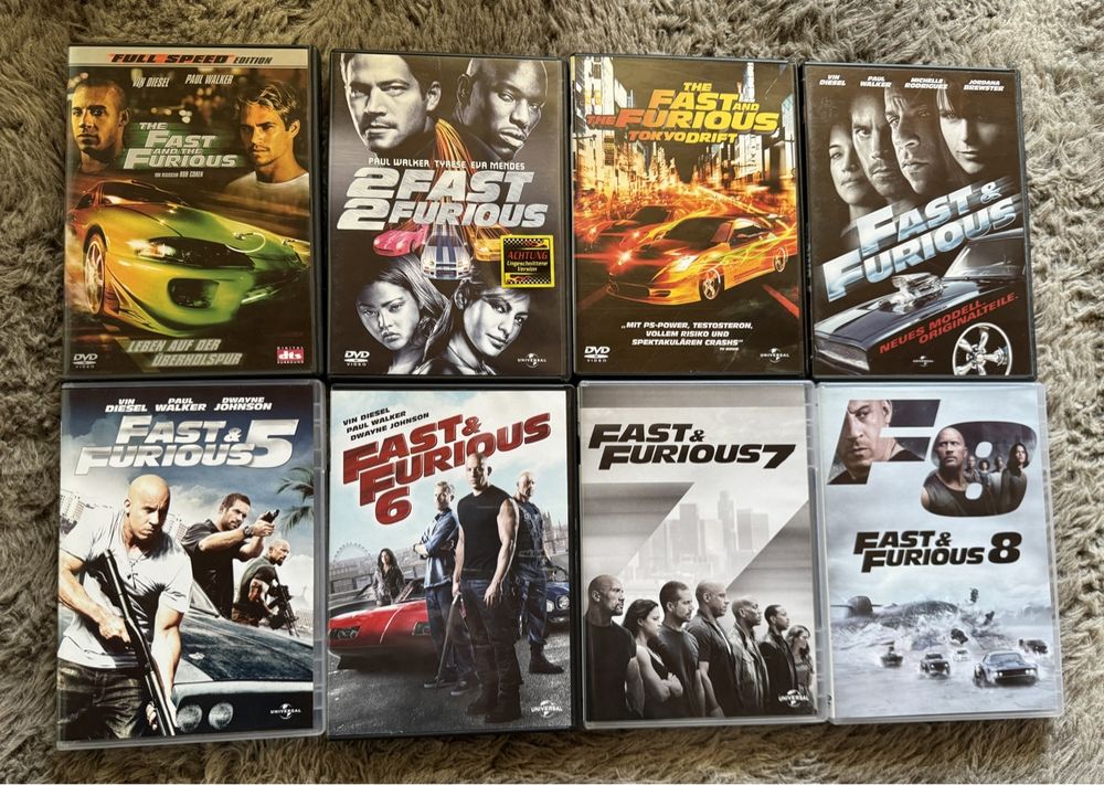 DVD’s Fast & Furious 1 bis 8 (Gebraucht) in für CHF 1 – mit Lieferung ...