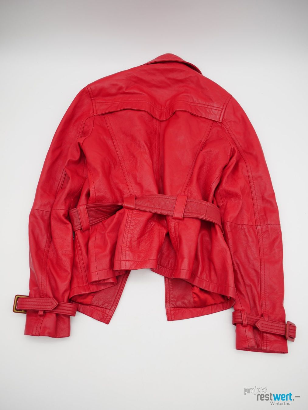 Giacche: NONAME Echtlederjacke Damen Rot Gr. 36 – Usato da Winterthur venduto da Restwert_Winterthur 3