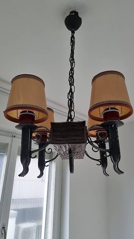 Lustres & lampes de plafonds: Antike Decken Lampe mit 2 Wand lampen – D'occasion à Neuenkirch par tip_wp7s