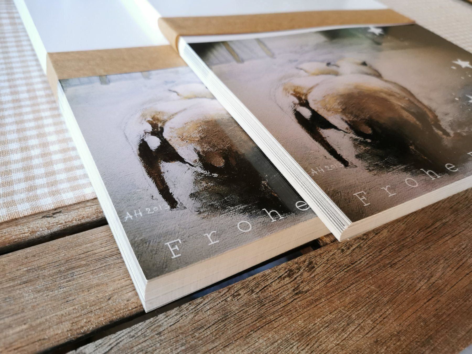 Cartoline: 62 Weihnachtskarten doppelseitig A5 Schafe Winterfell Herde – Nuovo (secondo la descrizione) da Berneck venduto da Hansi_Muenz 2