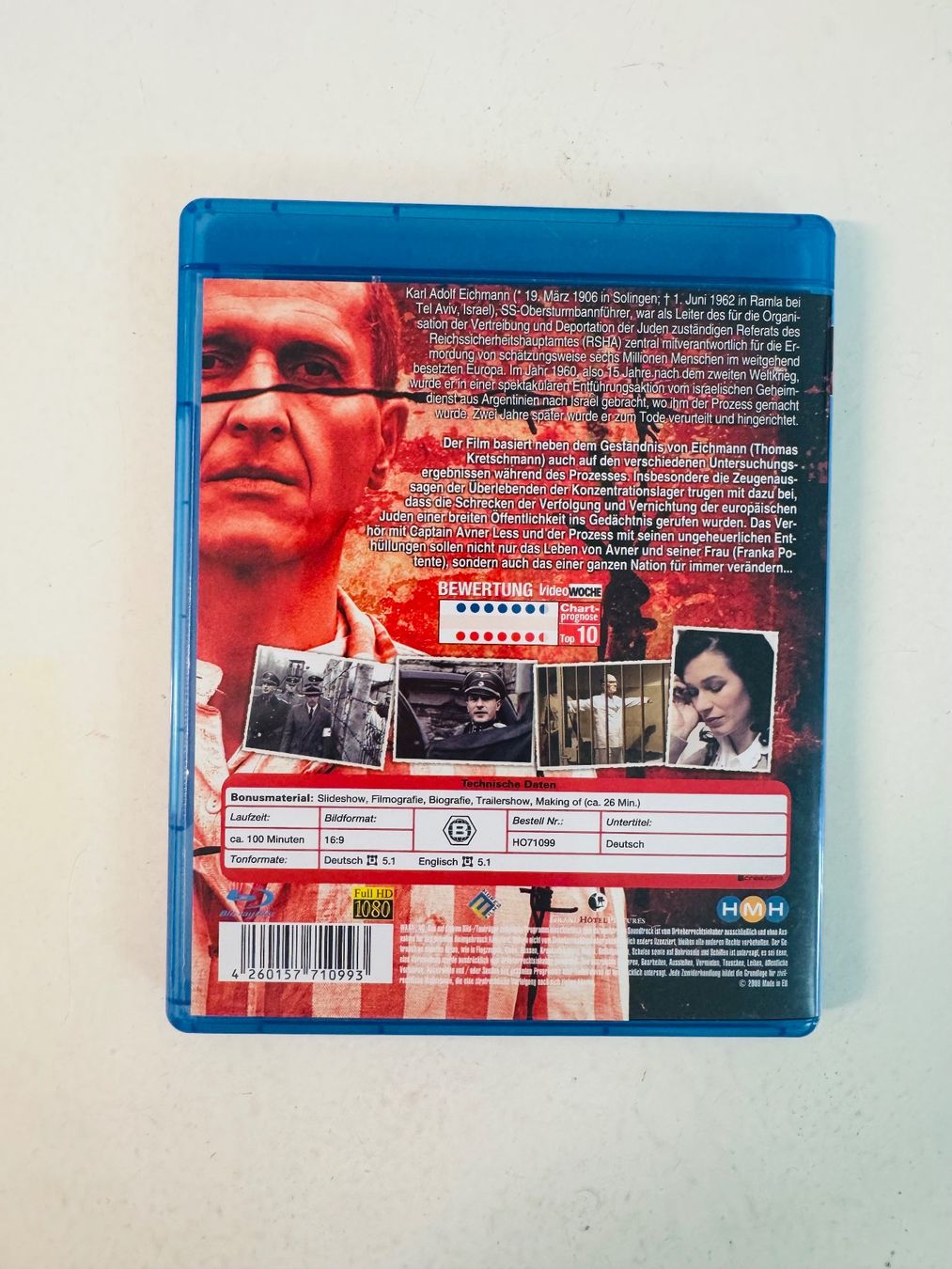 Tutti i DVDs: EICHMANN. (BLU-RAY) MIT FRANKA POTENTE – Usato da Basel venduto da san_2qlq 1