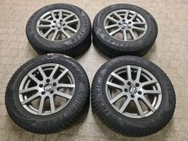 04x Winterräder für Audi Q3 (2014) 215/65R16 MSW o.z Felge