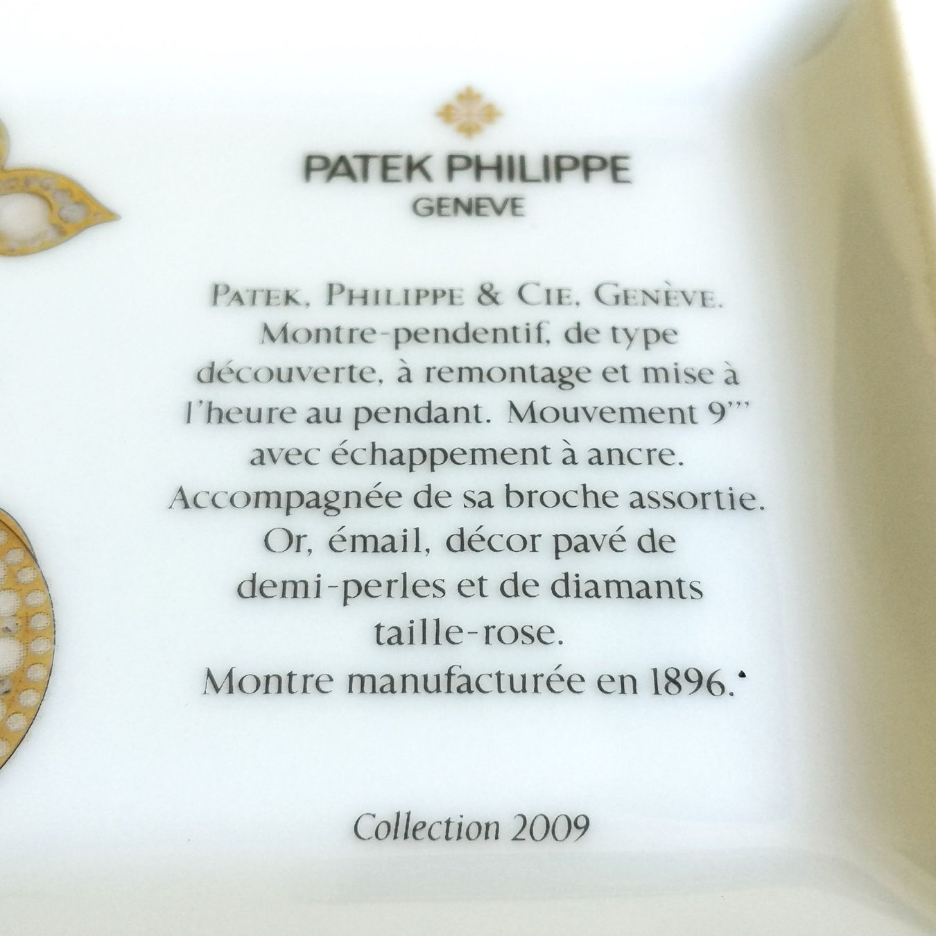 Patek Philippe Servierplatten: PATEK PHILIPPE SCHALE/PLATTE KOLLEKTION 2009 LIMOGES – Gebraucht aus Sissach von Megane21 5
