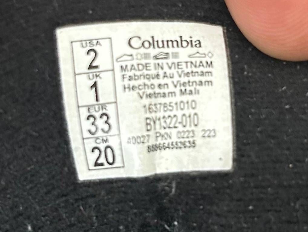 Chaussures garçon: Wanderschuhe Columbia gr.33 – D'occasion à Kriens par Ergta 2