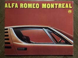 ALFA ROMEO MONTREAL Prospekt 1970 1971 deutsch brochure