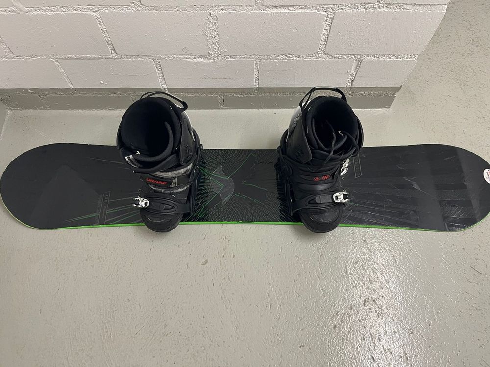 Snowboard Set mit Bindung & Boots 3