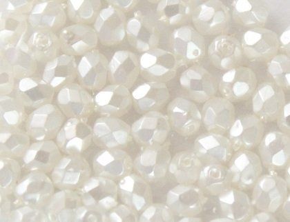 Kit bricolage: Glasfacettenperle / Glasschliffperle 4mm weiss – Nuovo e nell'imballaggio originale da Schlatt TG venduto da kreativ-atelier