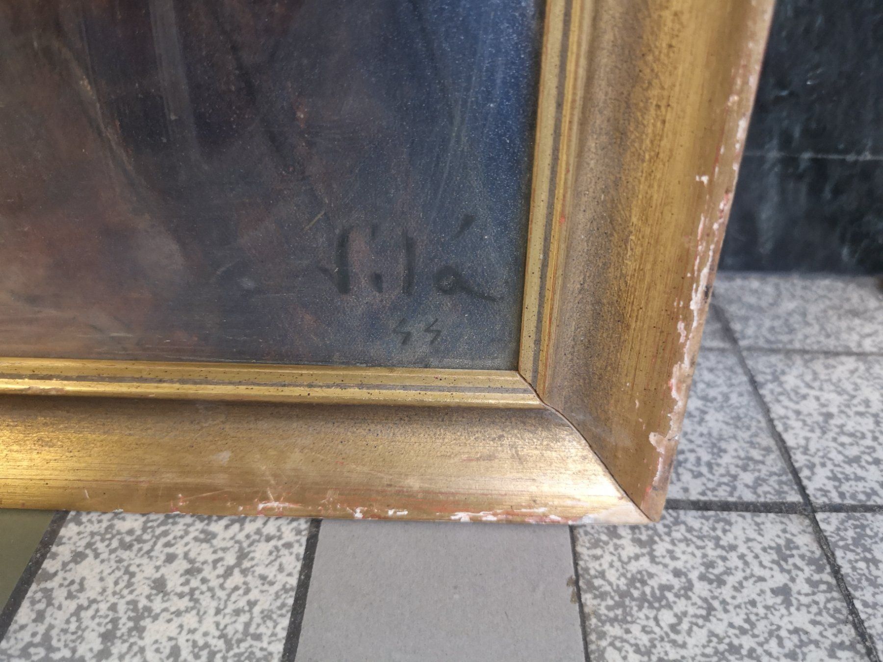 Dipinti: LE RELIGIEUX signé – Usato da Genève venduto da Qanil77 2